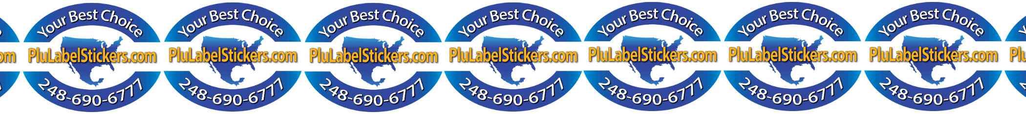 PLU stickers for sale by trusted manufacturer